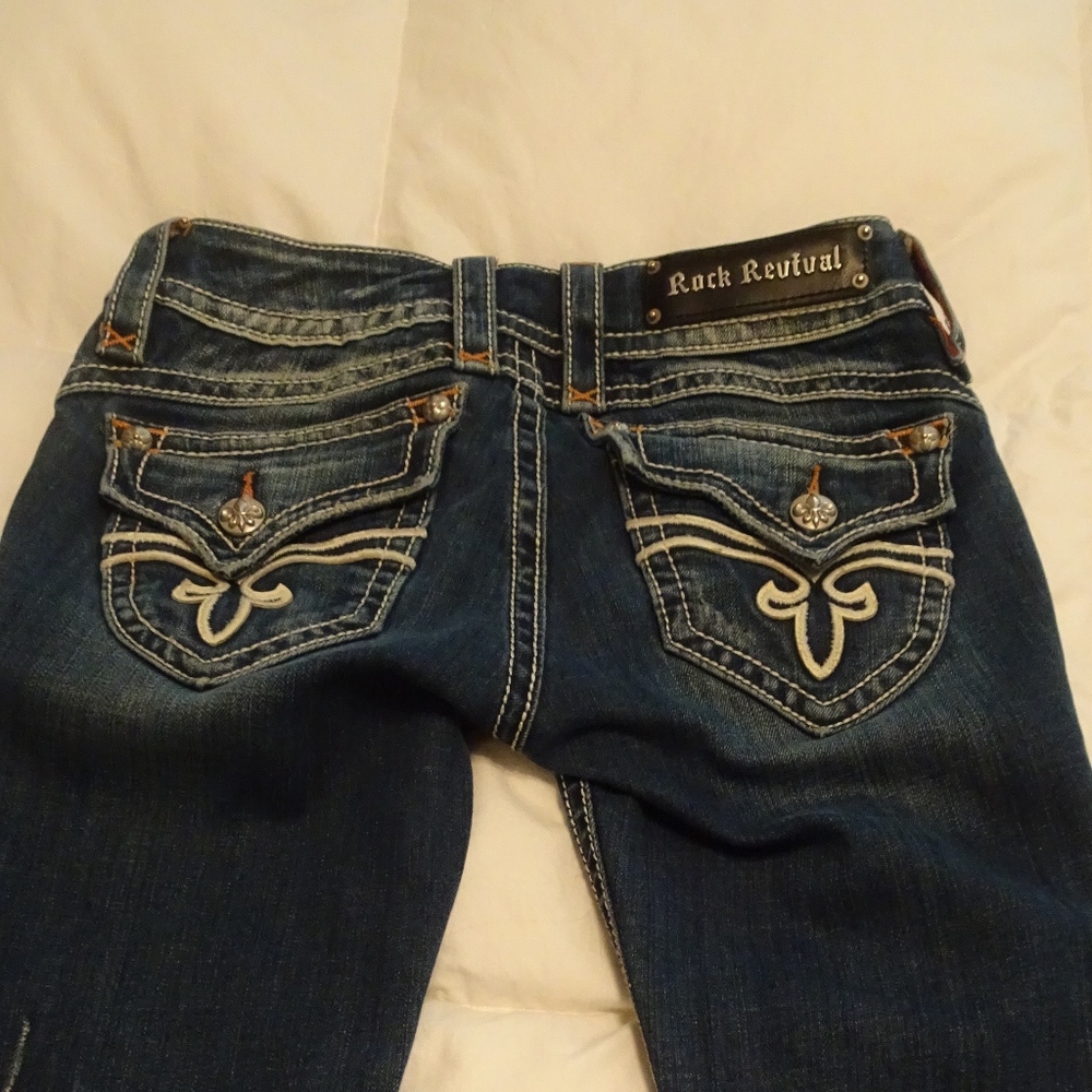 Rock Revival Denim Capri - Size 27